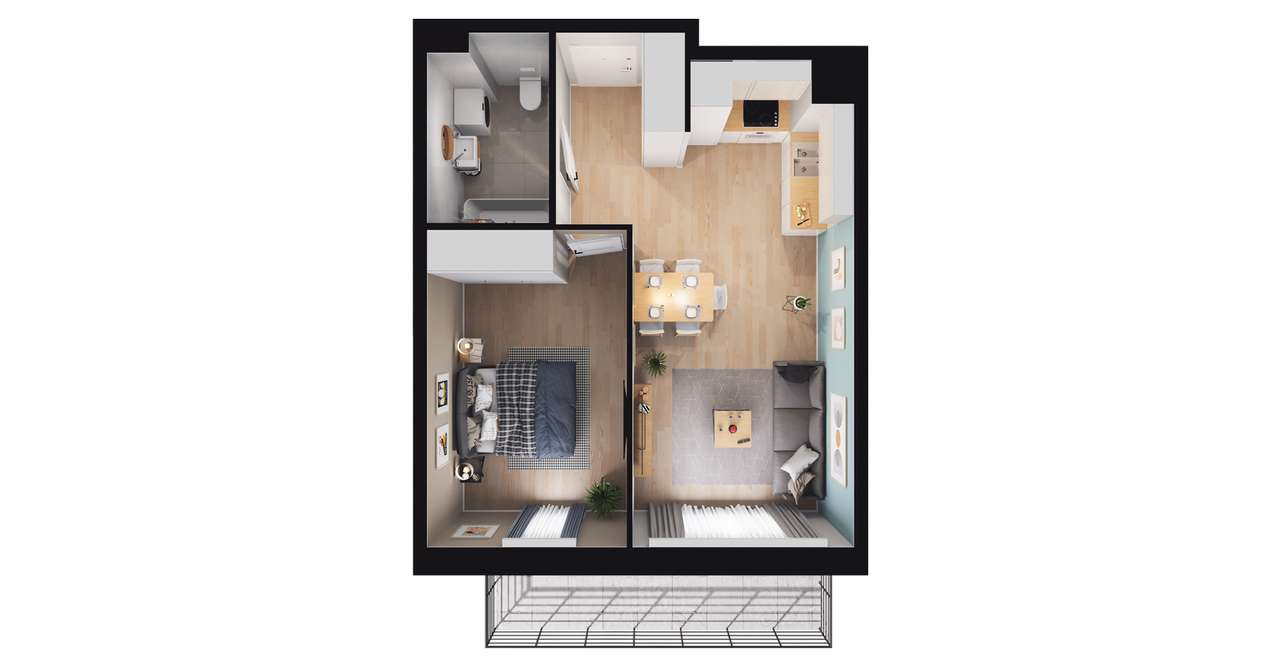 Apartment in Warszawa - View 3