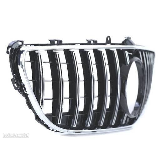 GRELHA FRONTAL PARA MERCEDES CLASSE CLS C218 14-18 PRETO CROMADO - 2