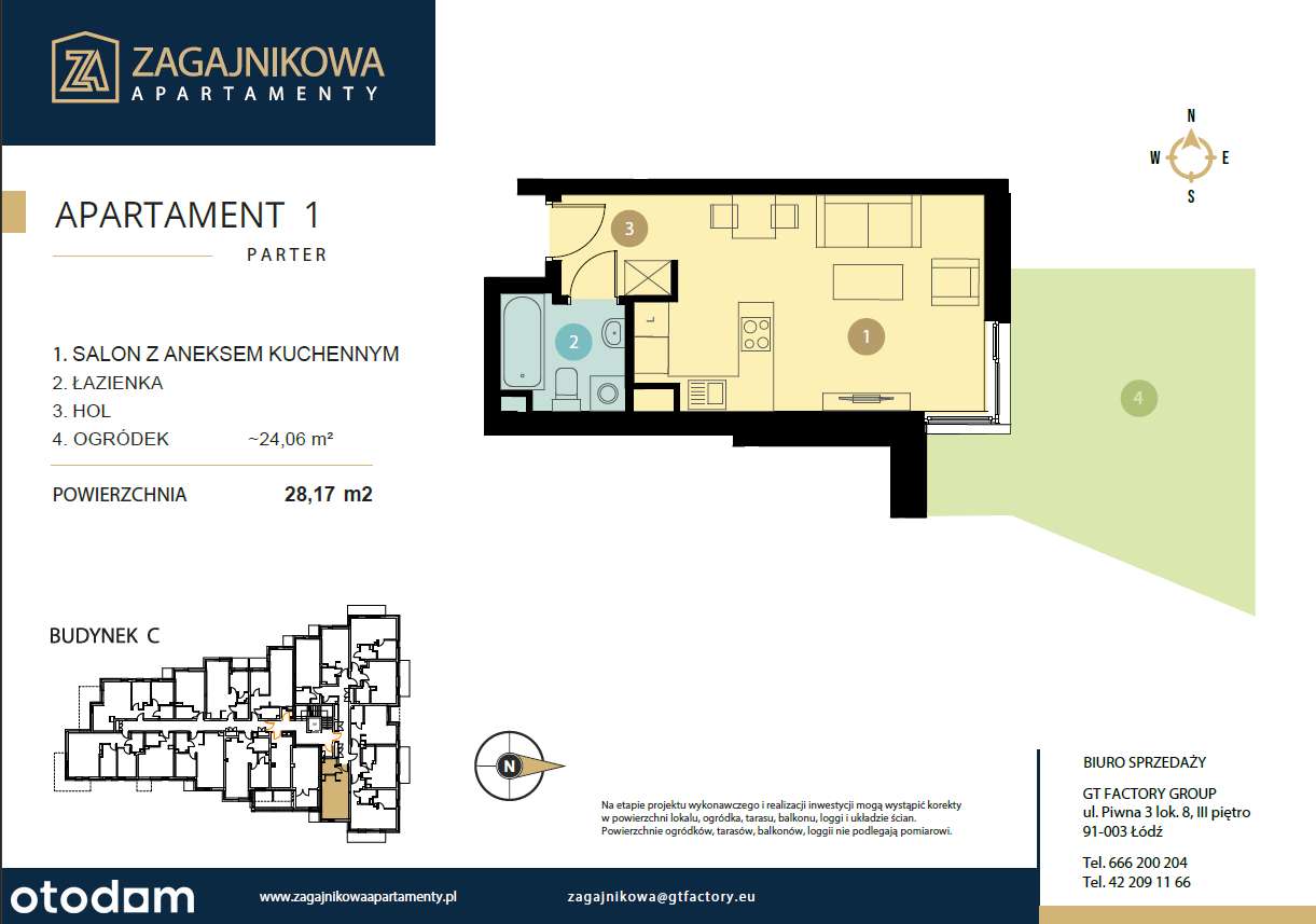 Zagajnikowa | nowe gotowe mieszkania przy parku | kawalerka | - Pełny obrazek: 4/9