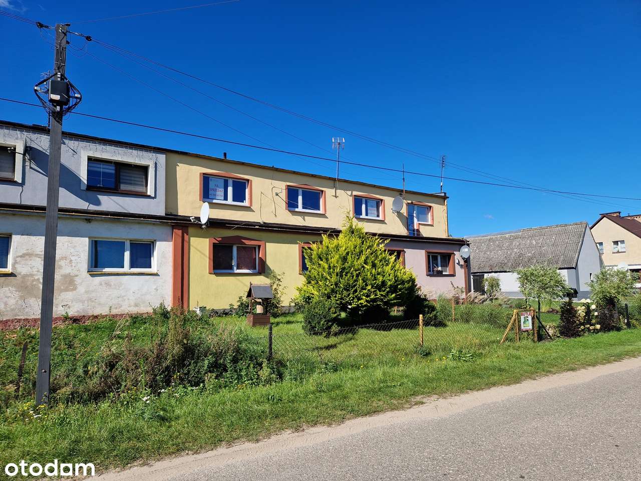 Mieszkanie 2 pokojowe, I piętro, budynek gospodarczy + działka-5