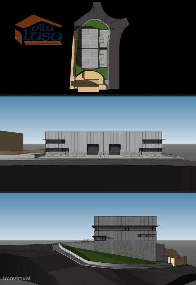Terreno com 1.498 m2 Zona Industrial de canelas para a construção d... - Grande imagem: 1/12