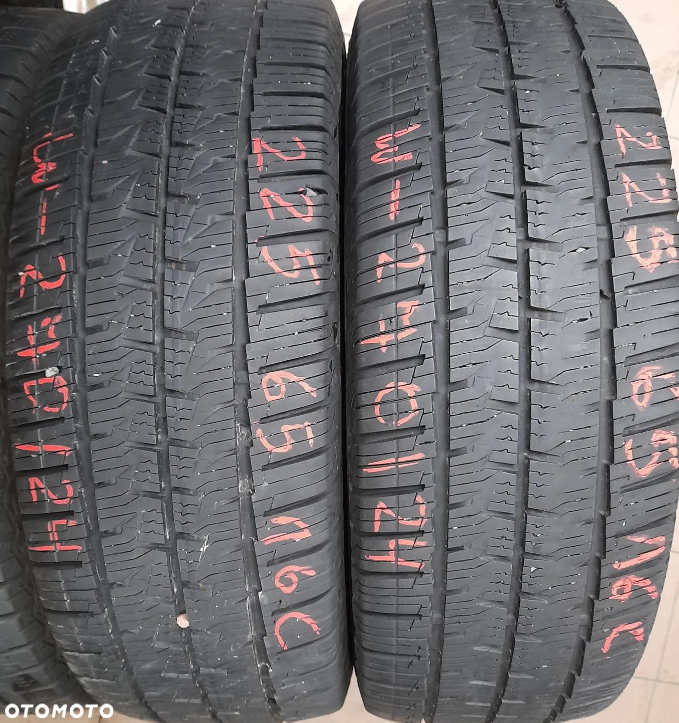 225/65r16C (W270/24)03 2szt 7mm VanContact CONTINENTAL CAŁOROCZNE - 1