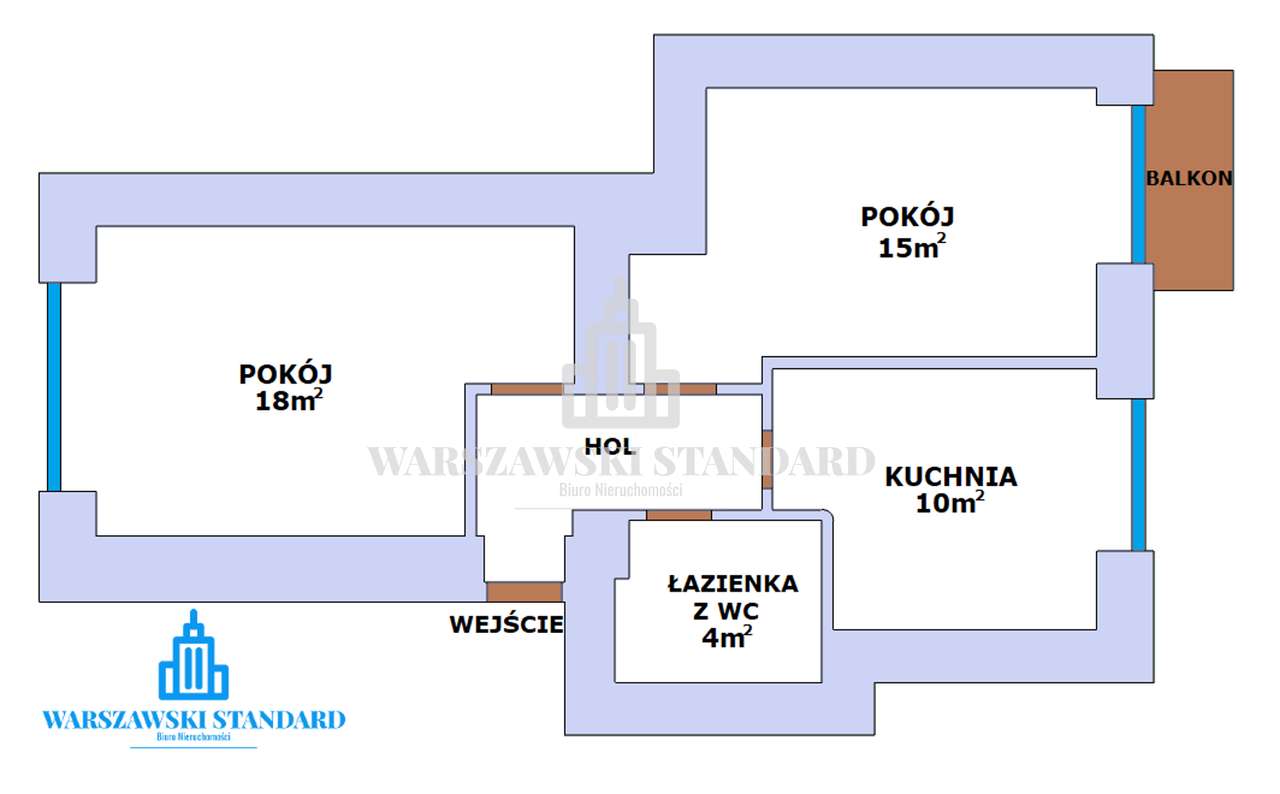 Wygodne dwa pokoje z balkonem w mokotowskiej kamienicy-blisko Łazienek-1