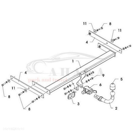 Hak Holowniczy Automat Do Skoda Superb Ii Kombi 2008-2014 - 3