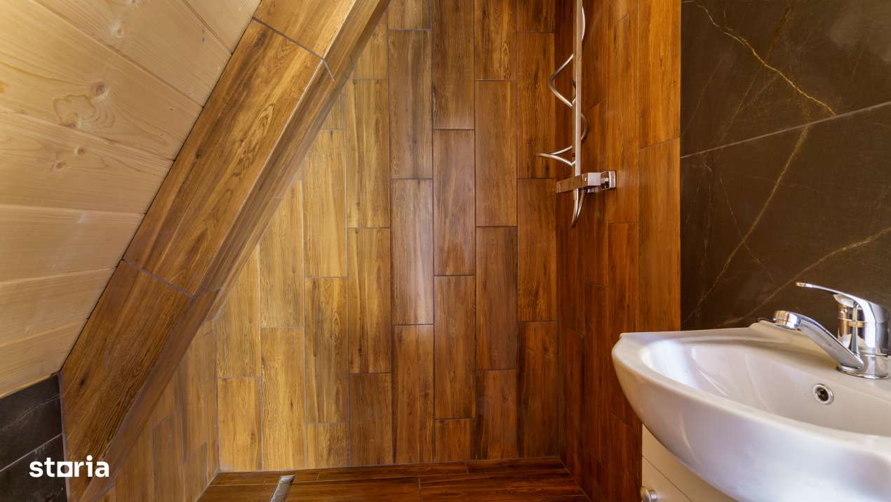 Cabana A-Frame, finisata, Smida, comosion 0%-11