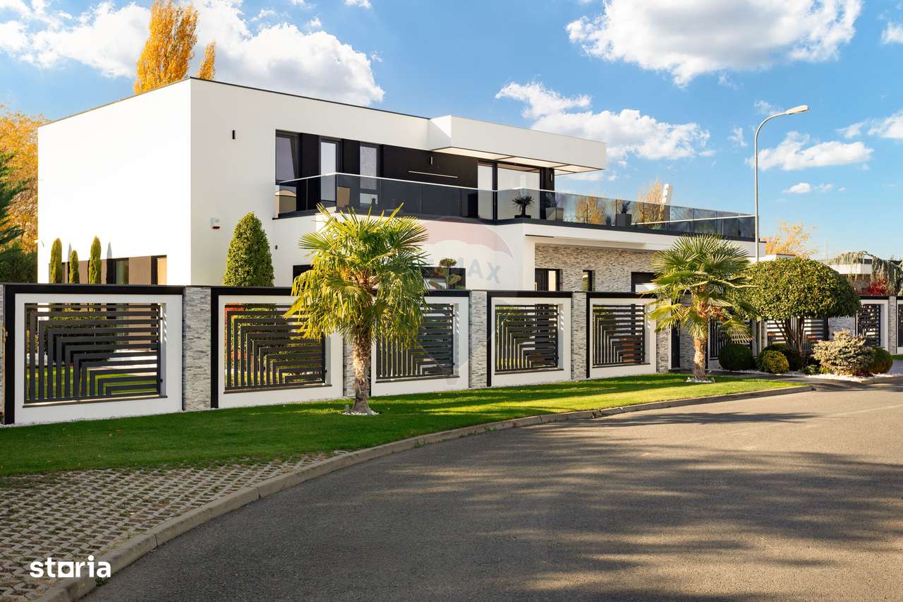 Vilă de lux stil mediteranian de vânzare zona Aradul Nou-Tabacovici - Imagine principală: 5/20