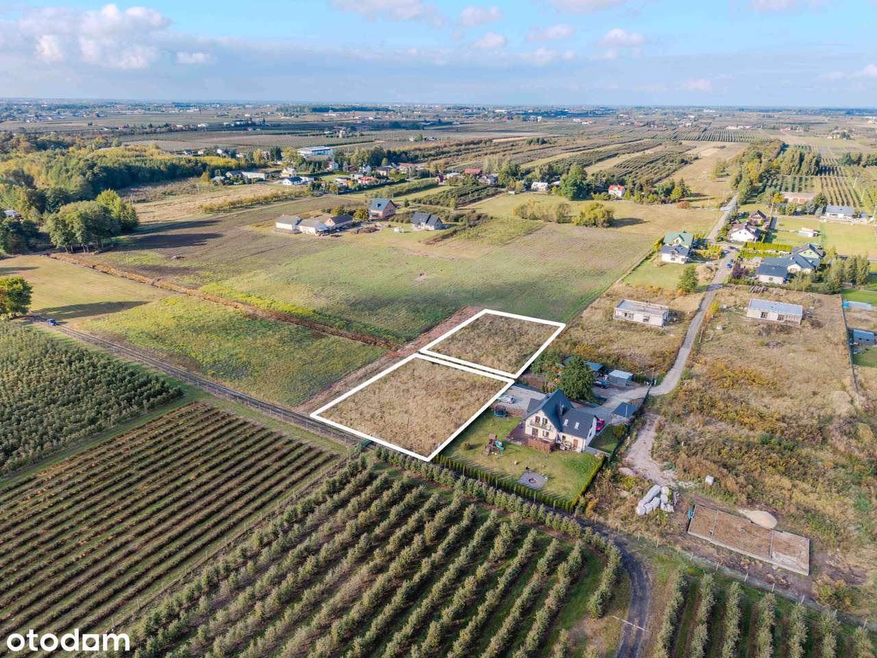 Duża działka 1493 m² z WZ, Turowice k. Grójca, blisko S7-5