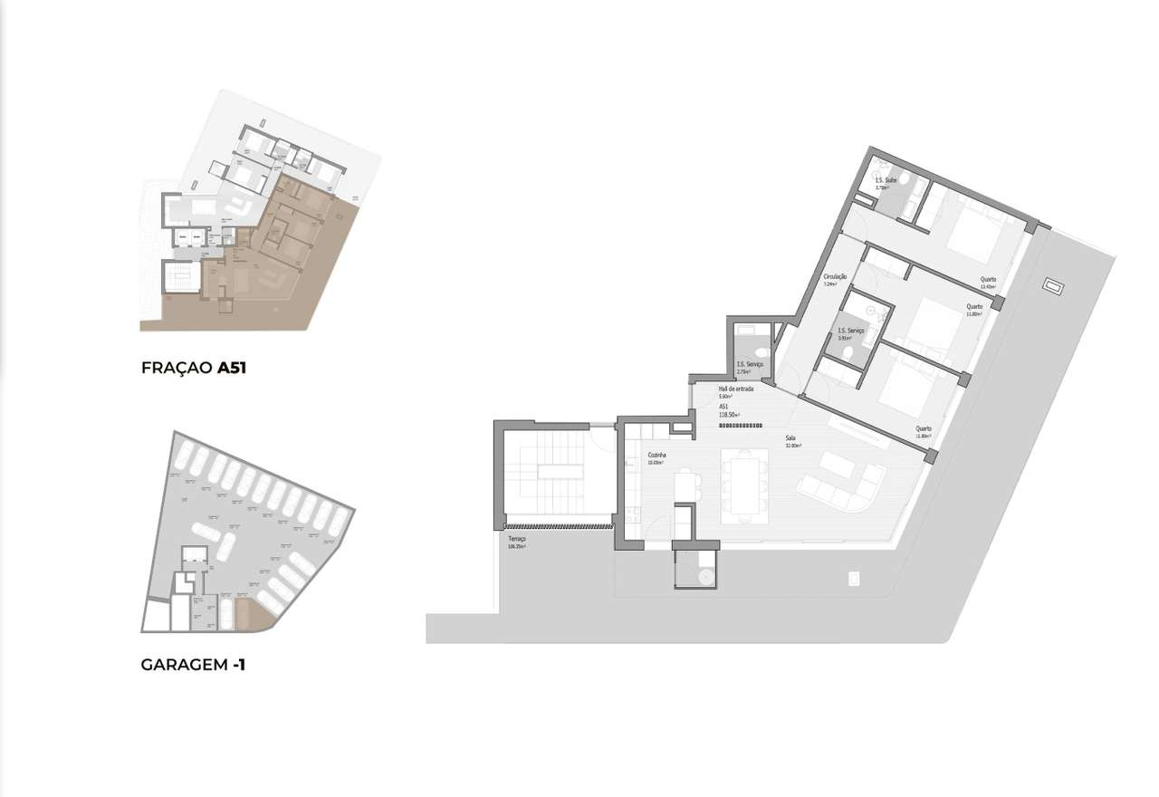 Cobertura T3 com 106m² de terraço | Trofa Premium-14