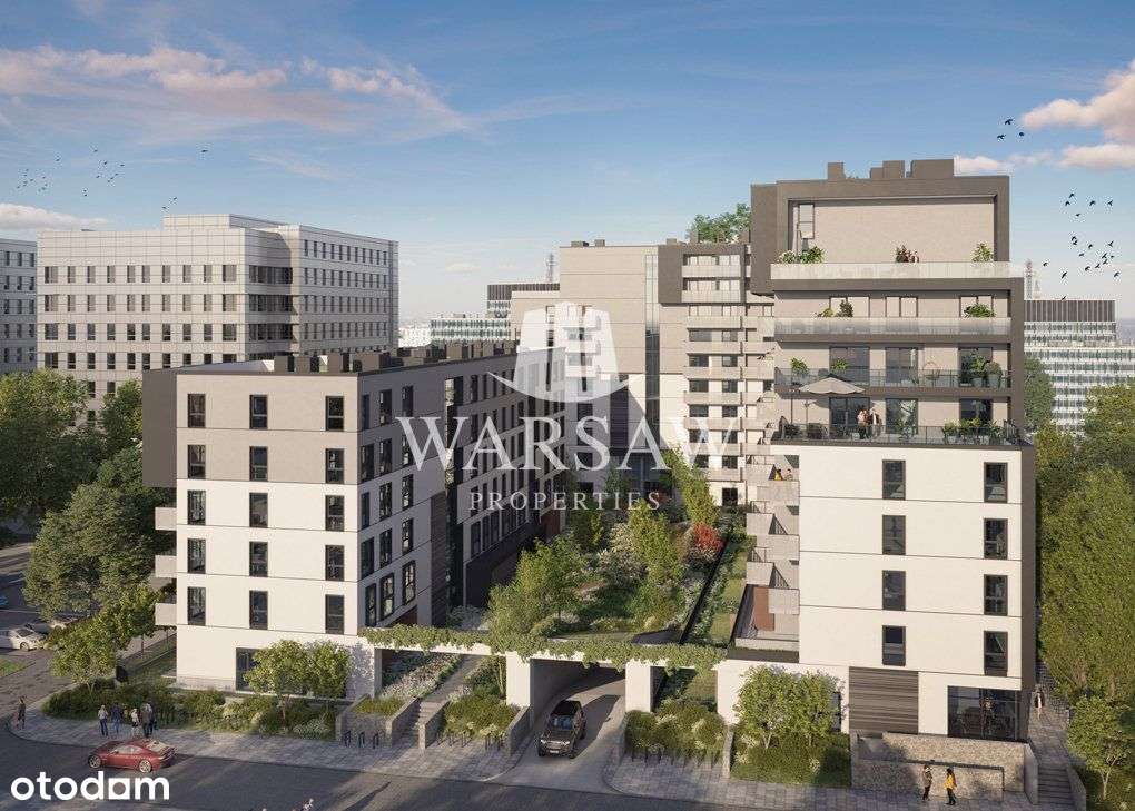 2 pok., Modern Mokotów, ogródek, 382 cm wysokość !-14