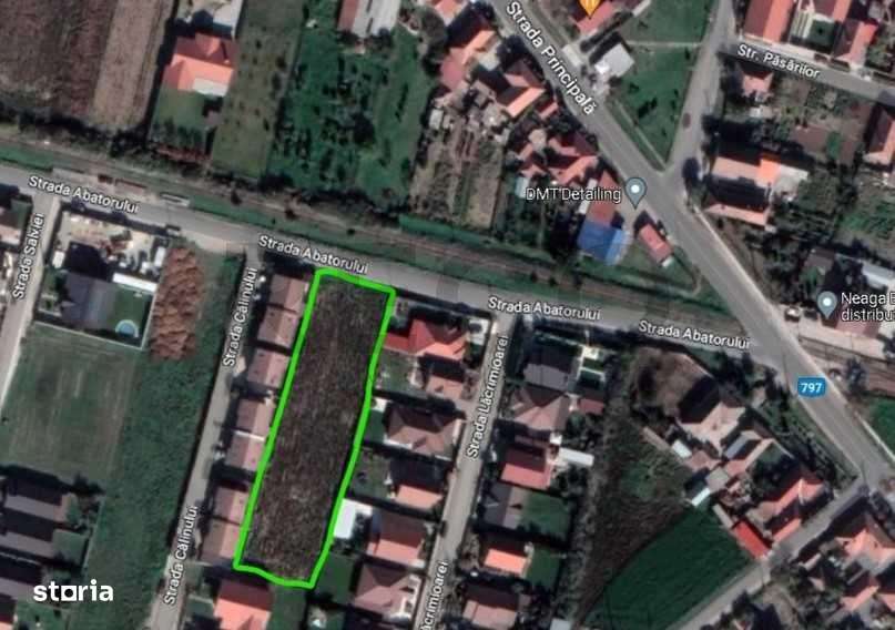 RECO teren intravilan in Santandrei 1608 mp - Imagine principală: 4/5