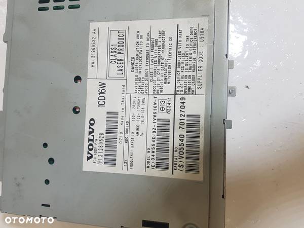 RADIO FABRYCZNE CD  VOLVO V50 31260528 - 3