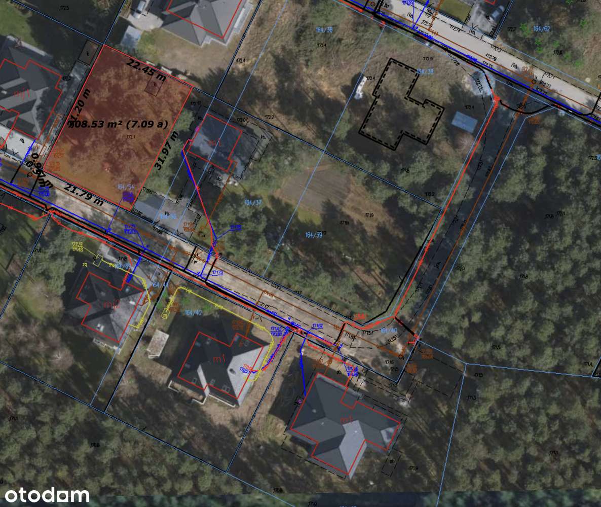 Działka w prestiżowej lokalizacji pod lasem - osiedle Wąwał - Pełny obrazek: 3/3