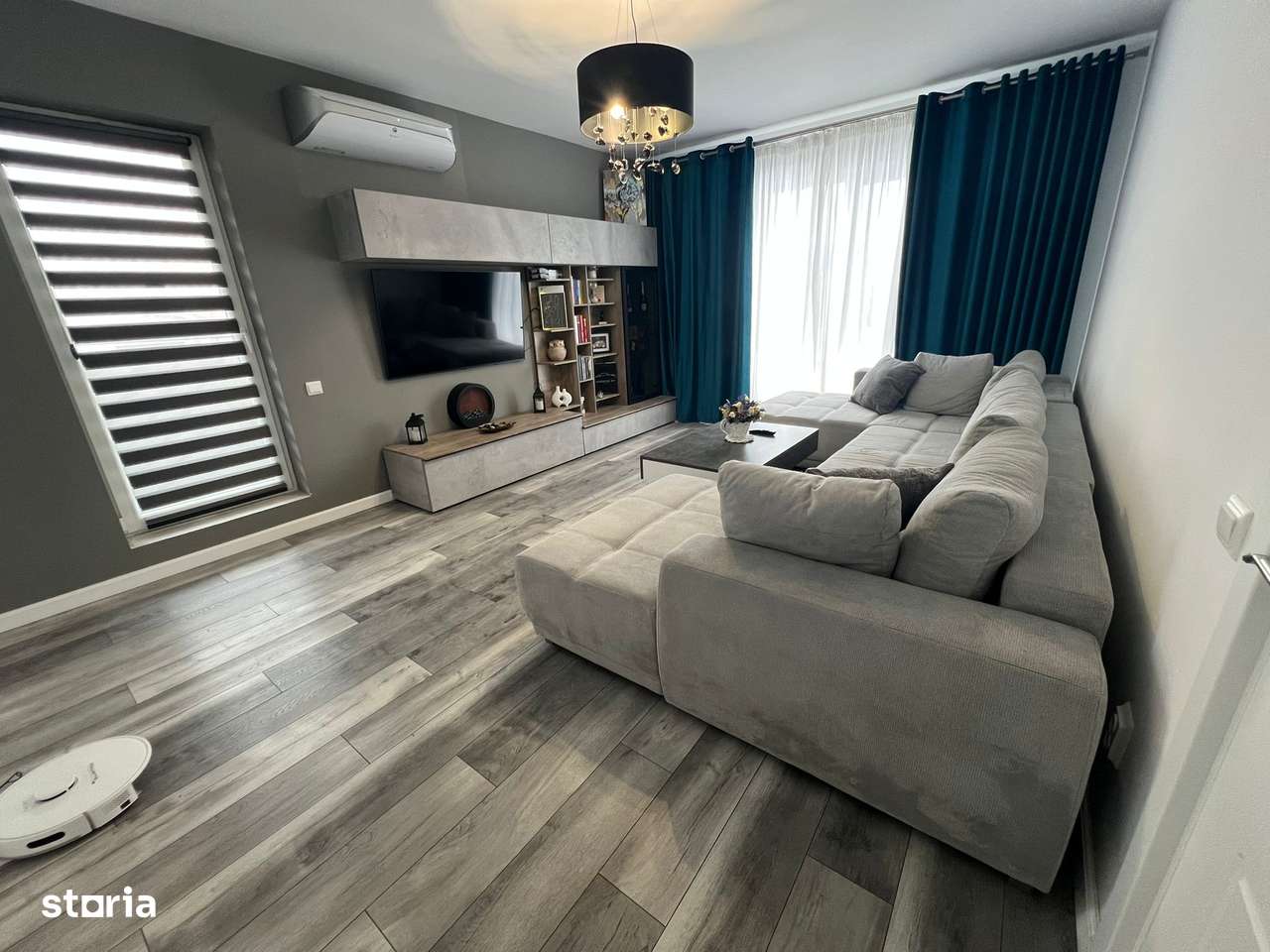 Direct proprietar-Vnd apartament 3 camere, complet mobilat si dotat