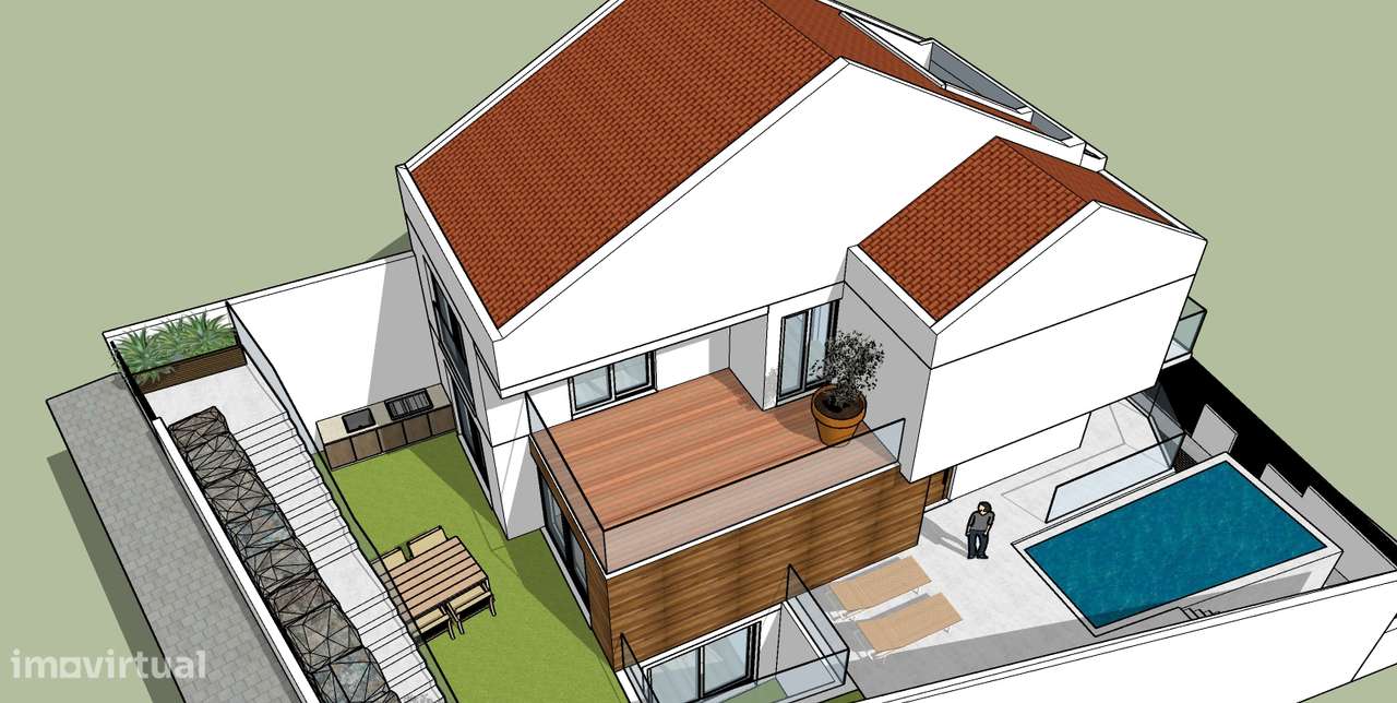 Terreno Vista Mar com projecto aprovado - Grande imagem: 4/7