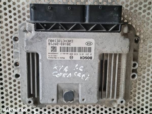 Calculator Motor ECU Kia Ceed 1.6 Crdi Motor D4FB An 2006-2007-2008-2009 Cod 39103-2A716 - Dezmembrari Arad - 3