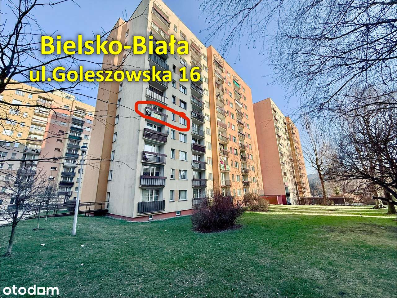 Mieszkanie, 2 pok, balkon, 3 windy, 44 m2, ciche, os Beskidzkie.