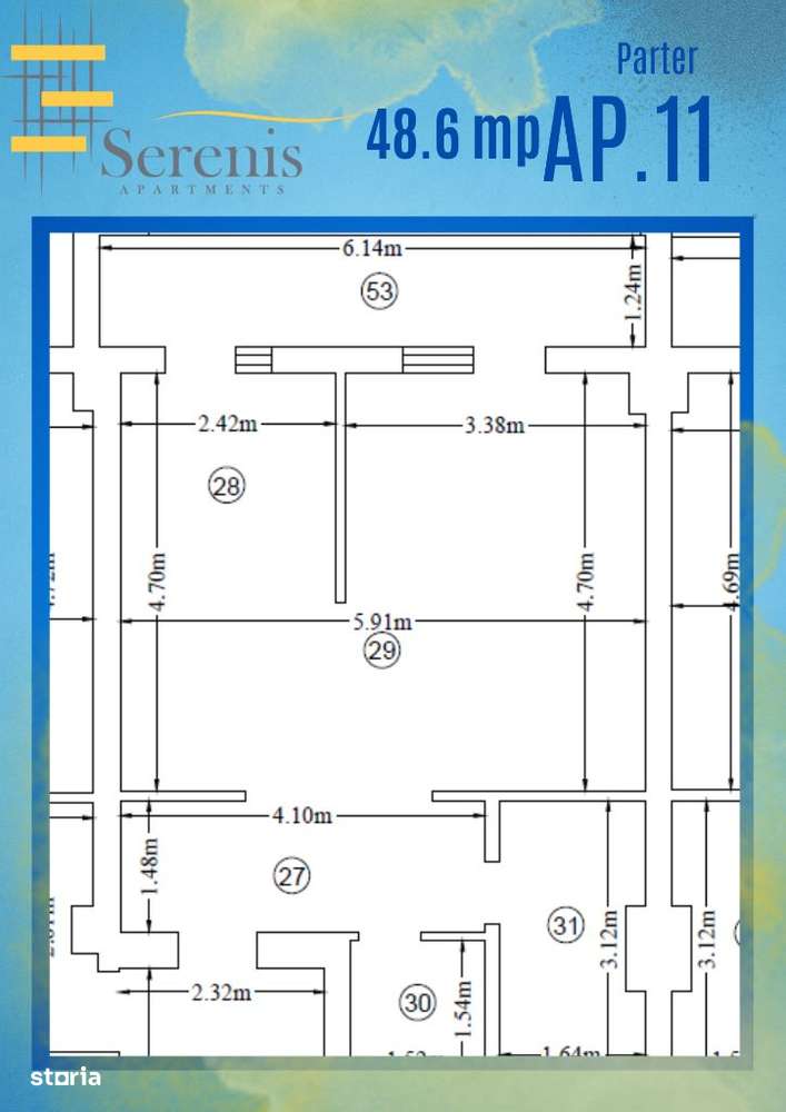 Intabulat! Ap 1 camera+parcare+boxa, 47.8 mp,Pacurari - Imagine principală: 5/10