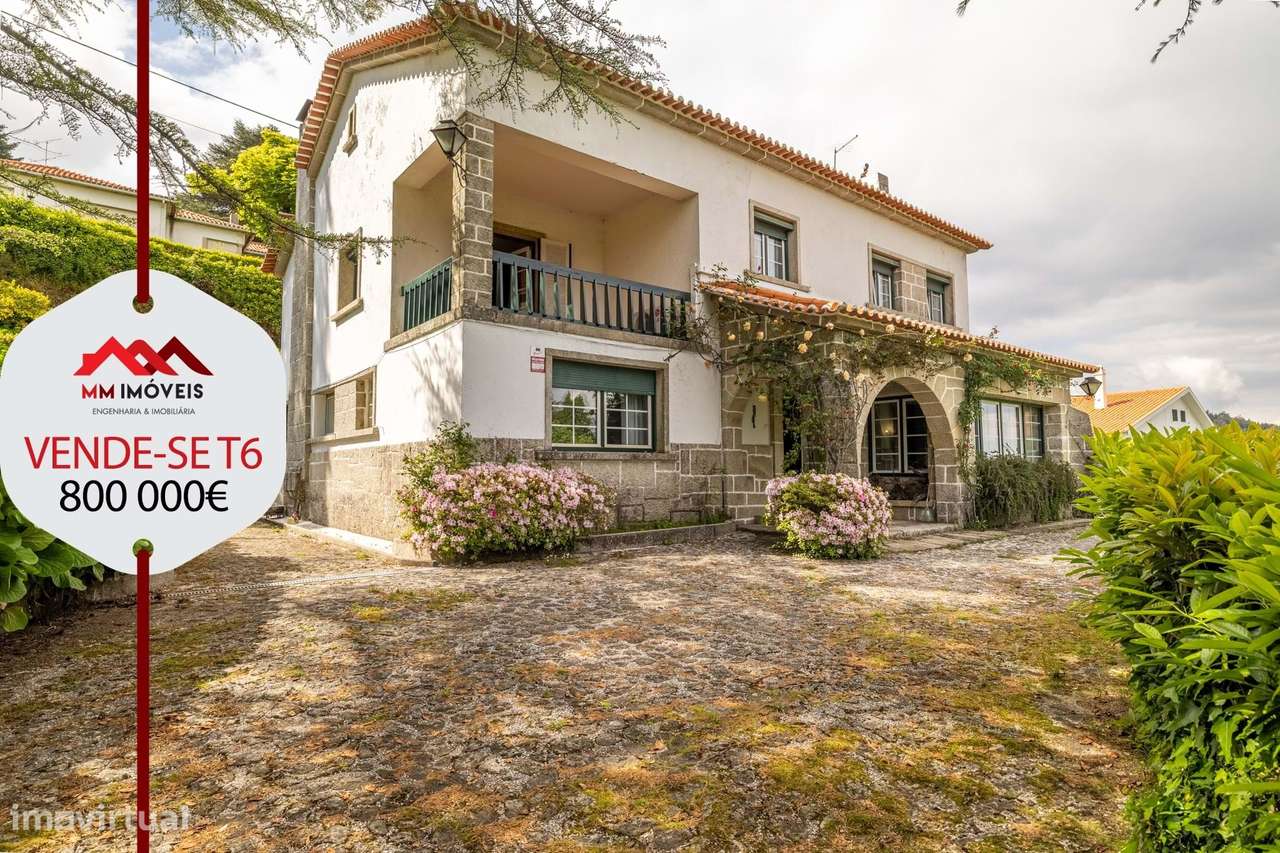 Moradia T6 Quatro Frentes Jardim Garagem Lago Serra Do Caram