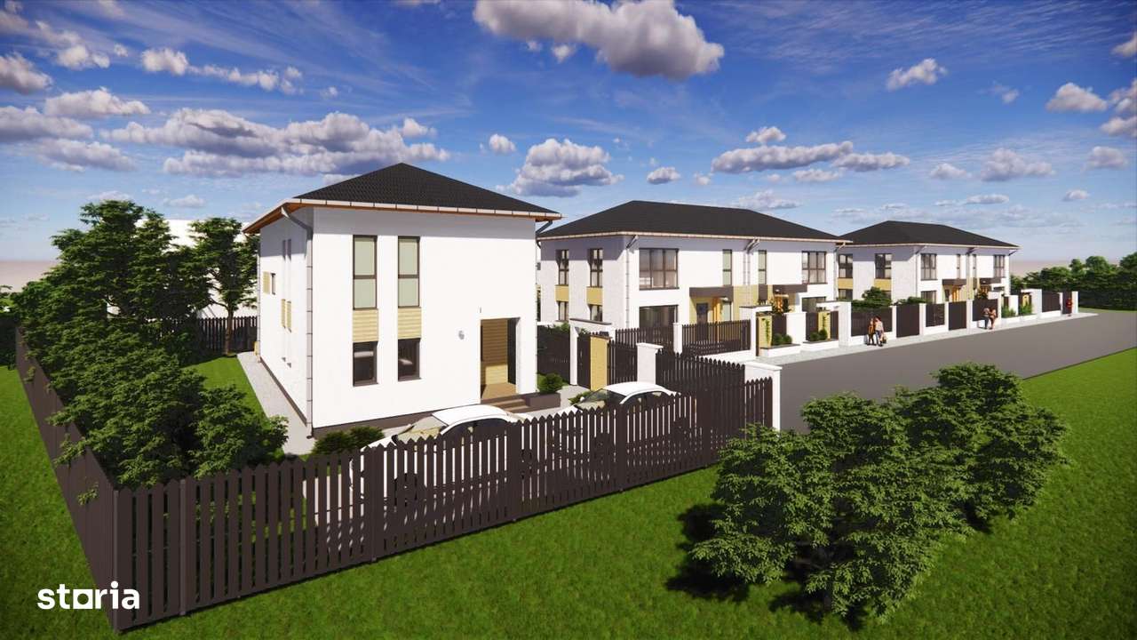 Case duplex, spre vanzare, in cart. rezidential nou - Imagine principală: 1/12
