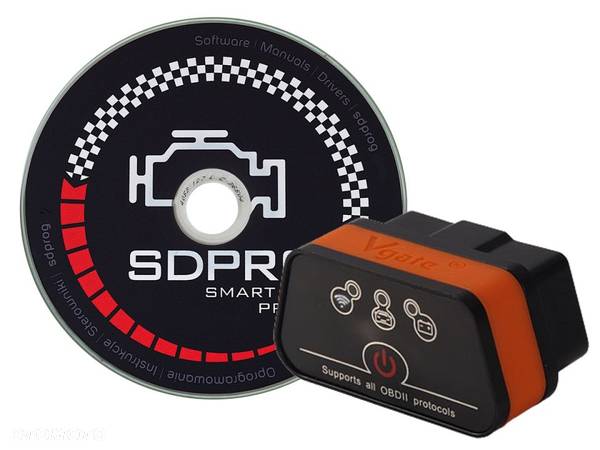 Interfejs WiFi OBD2 ELM327 + PL SDPROG Mercedes - 1