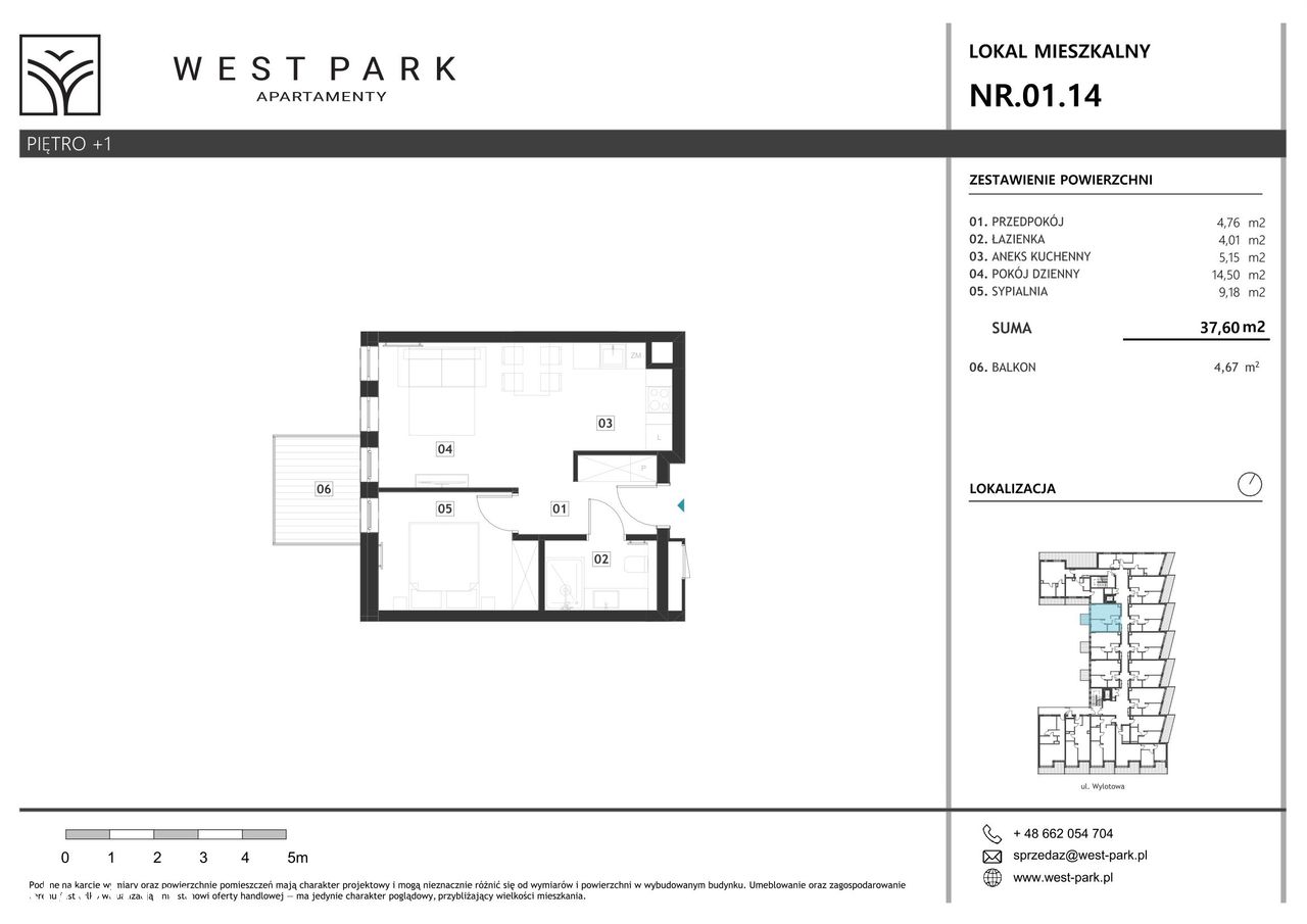 West Park | apartament 2-pok. | 01_14