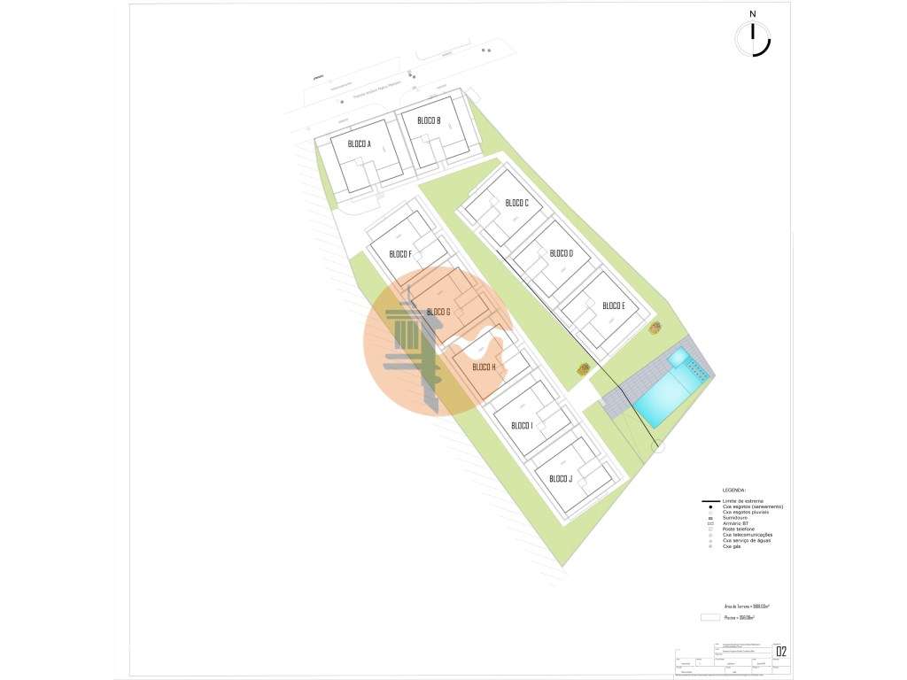 Terreno com Projeto Aprovado para 150 fogos - Olhão. - Grande imagem: 2/21