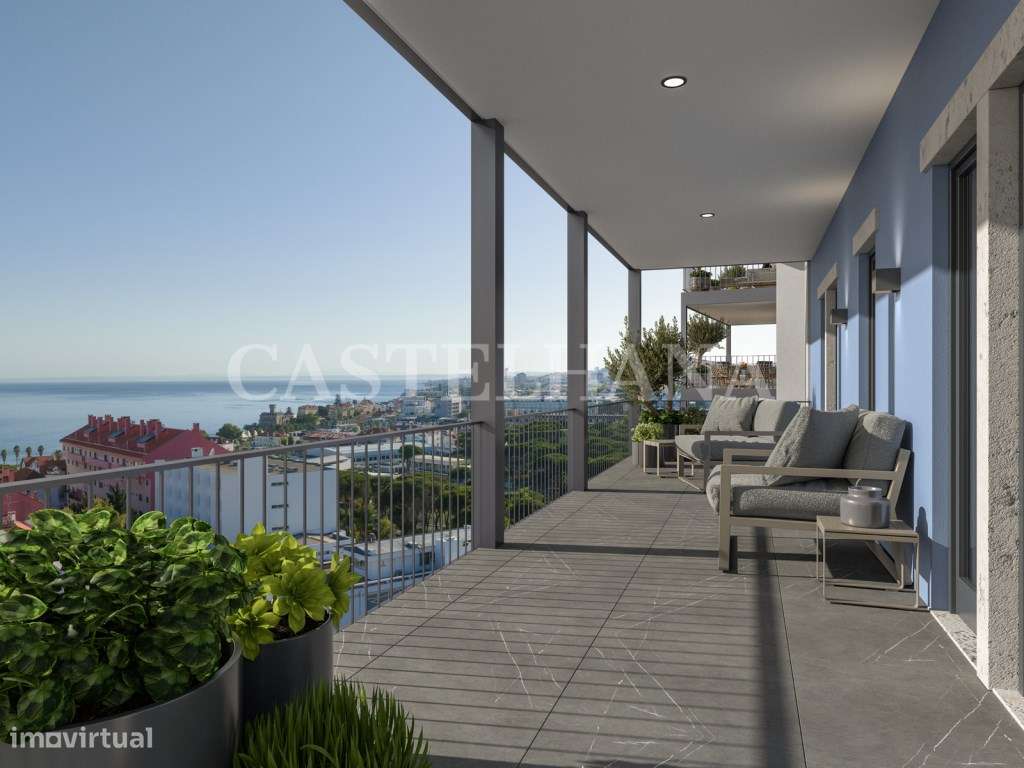 Apartamento T5 com terraço em novo empreendimento no Monte Estoril - Grande imagem: 3/36