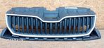 SKODA FABIA III LIFT 15- ATRAPA GRILL KRATKA ZDERZAKA PRZÓD CHROM 6V0853653 - 1