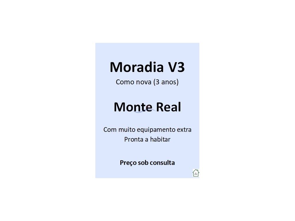 Moradia V3 - Monte Real
