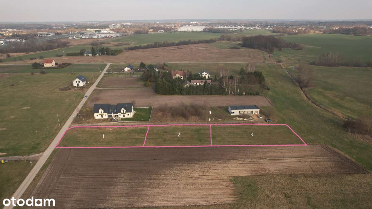 Trzy działki sąsiadujące w Urzucie z mediami - Pełny obrazek: 5/9