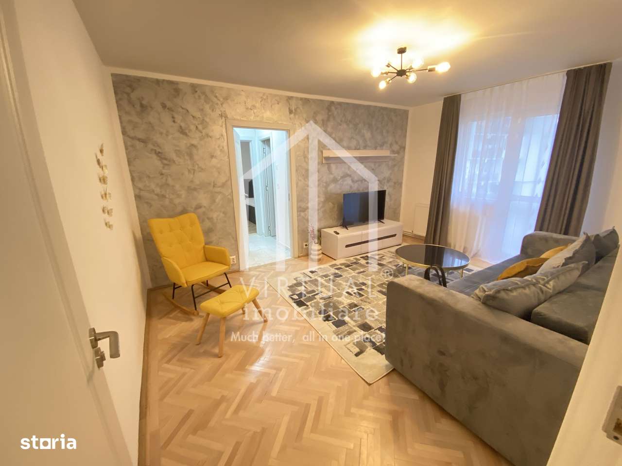 Apartament de inchiriat in Sibiu, recent renovat, 50 mp utili 2 camere - Imagine principală: 3/18