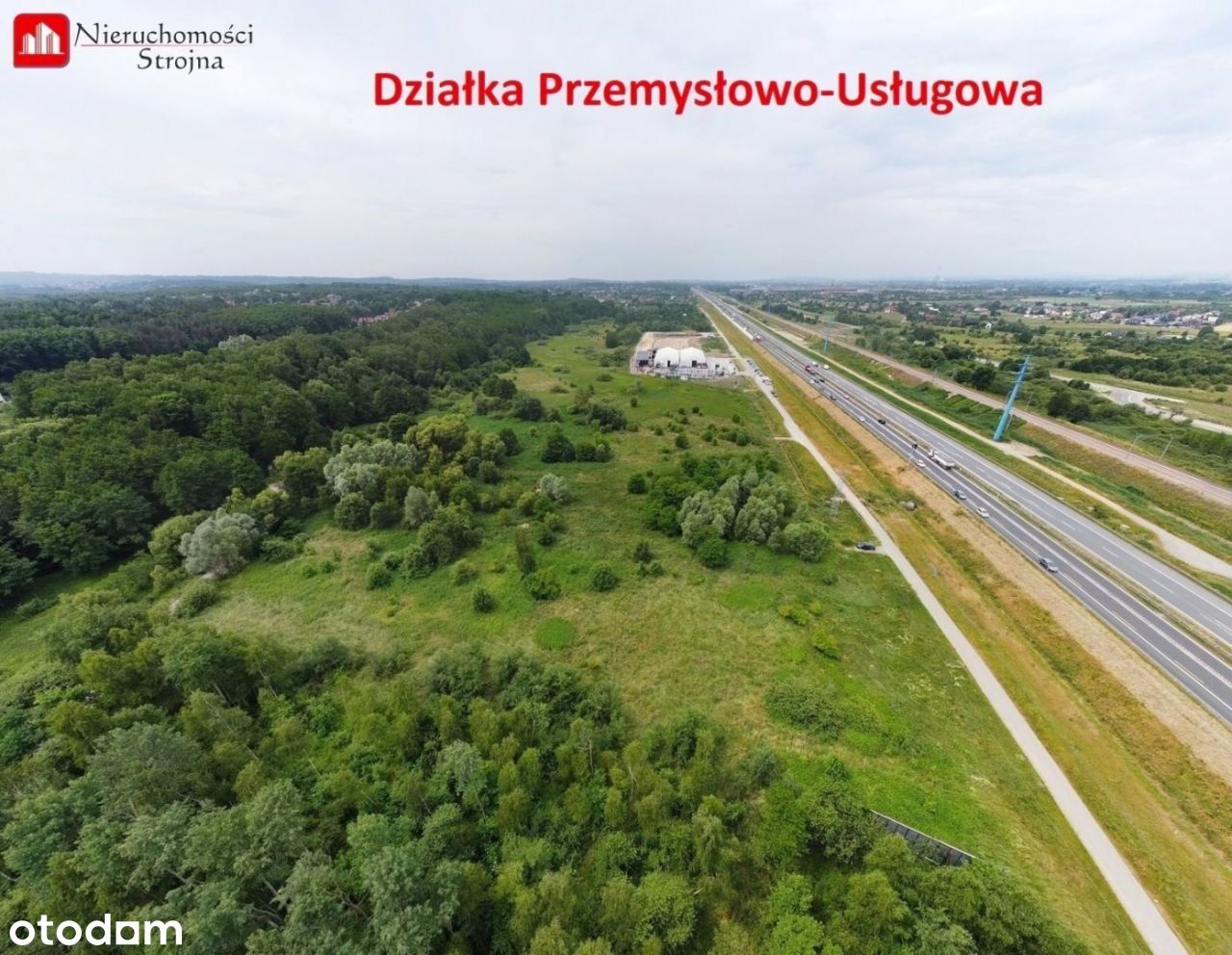 Duża- 189a, Płaska działka Przemysłowo-Usługowa