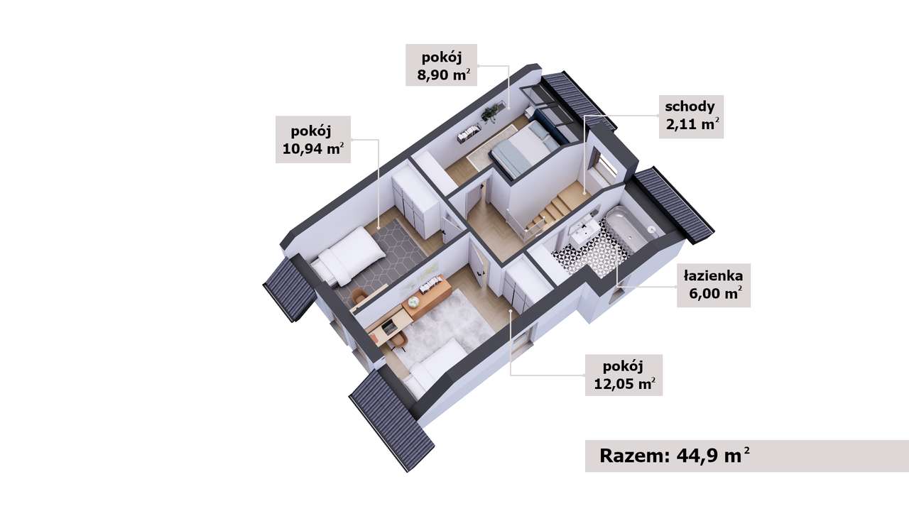 Nowy dom 100m2 stan deweloperski Kostomłoty Pierwsze gaz, rekuperator-6