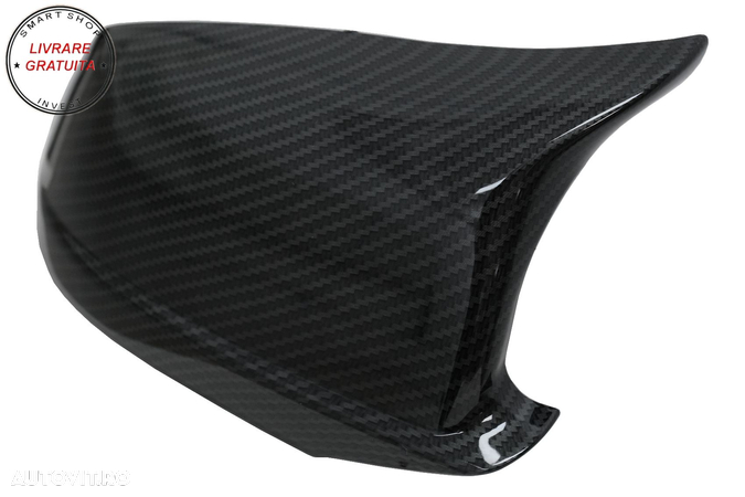 Capace oglinzi BMW Seria 5  F10 F11 F18 Non LCI (07.2010-2013) Carbon Film M Desig- livrare gratuita - 6