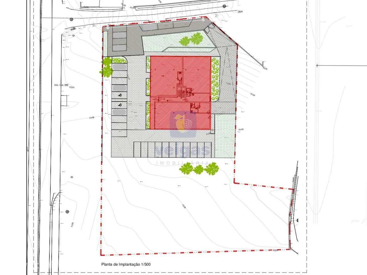 Loja nova com 118 m², com terreno adjacente de 2.060m2, junto à Estrad-12