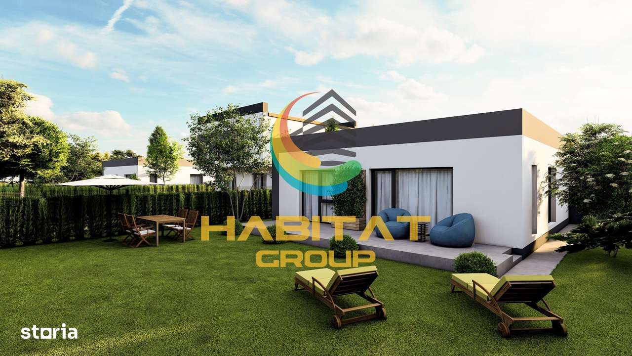 Casa parter 3 camere, teren 353 mp, ansamblu rezidential - Imagine principală: 3/13