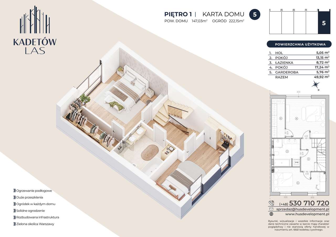 6-pokojowy dom 147m2 + ogródek Bez Prowizji - Pełny obrazek: 3/11