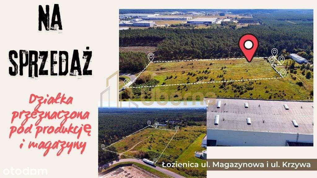 Działka przeznaczona  pod produkcję, magazyny-0
