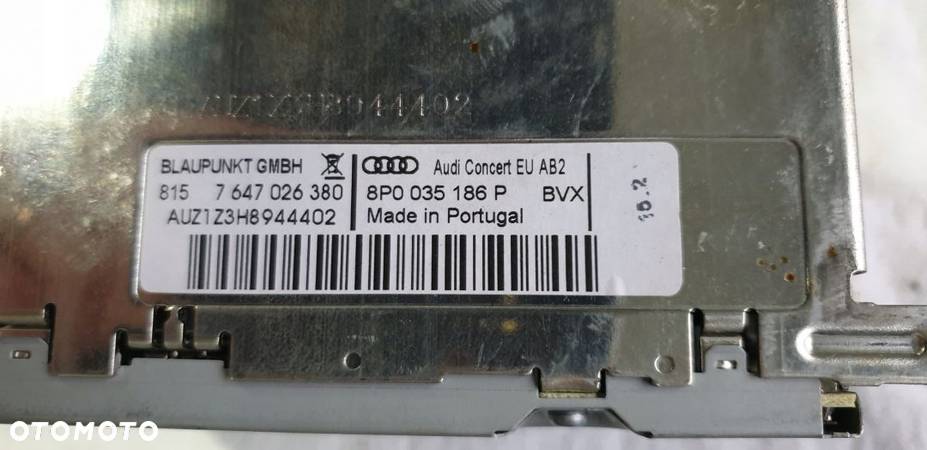 RADIO CD AUDI BLAUPUNKT 8P0035186P - 3