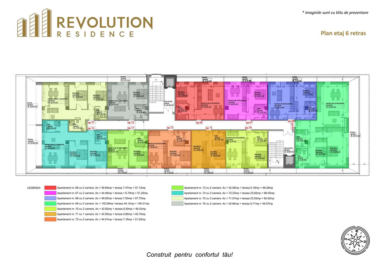 NEW! Apartamente 2 camere - Vasile Alecsandri 72E, Baia Mare-11