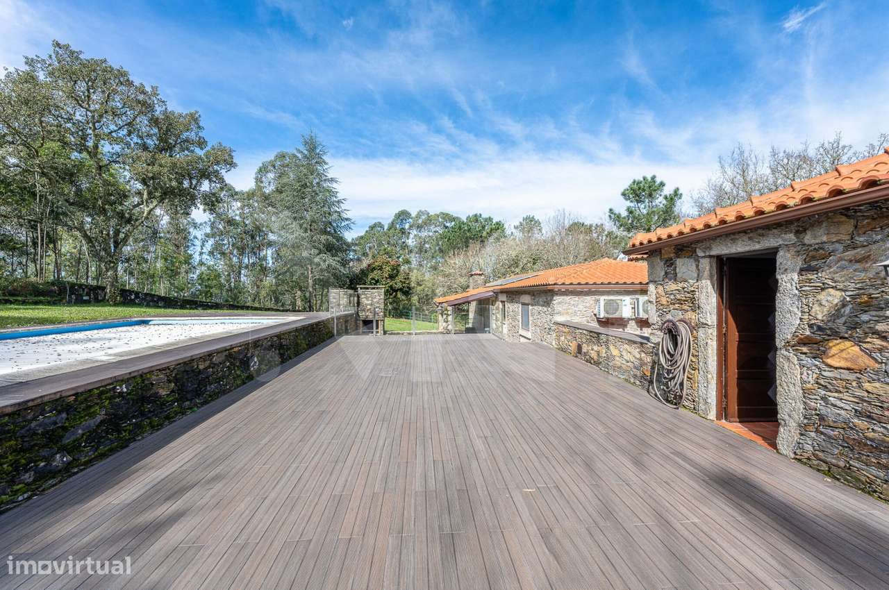 Moradia T4 de Charme com Piscina e 2850 m² de Terreno–Orbacém, Caminha-46