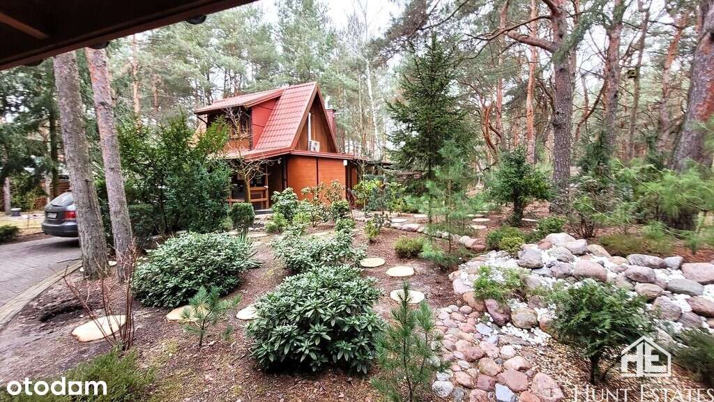 Działka w otoczeniu lasu z domem mieszkalnym i SPA-10