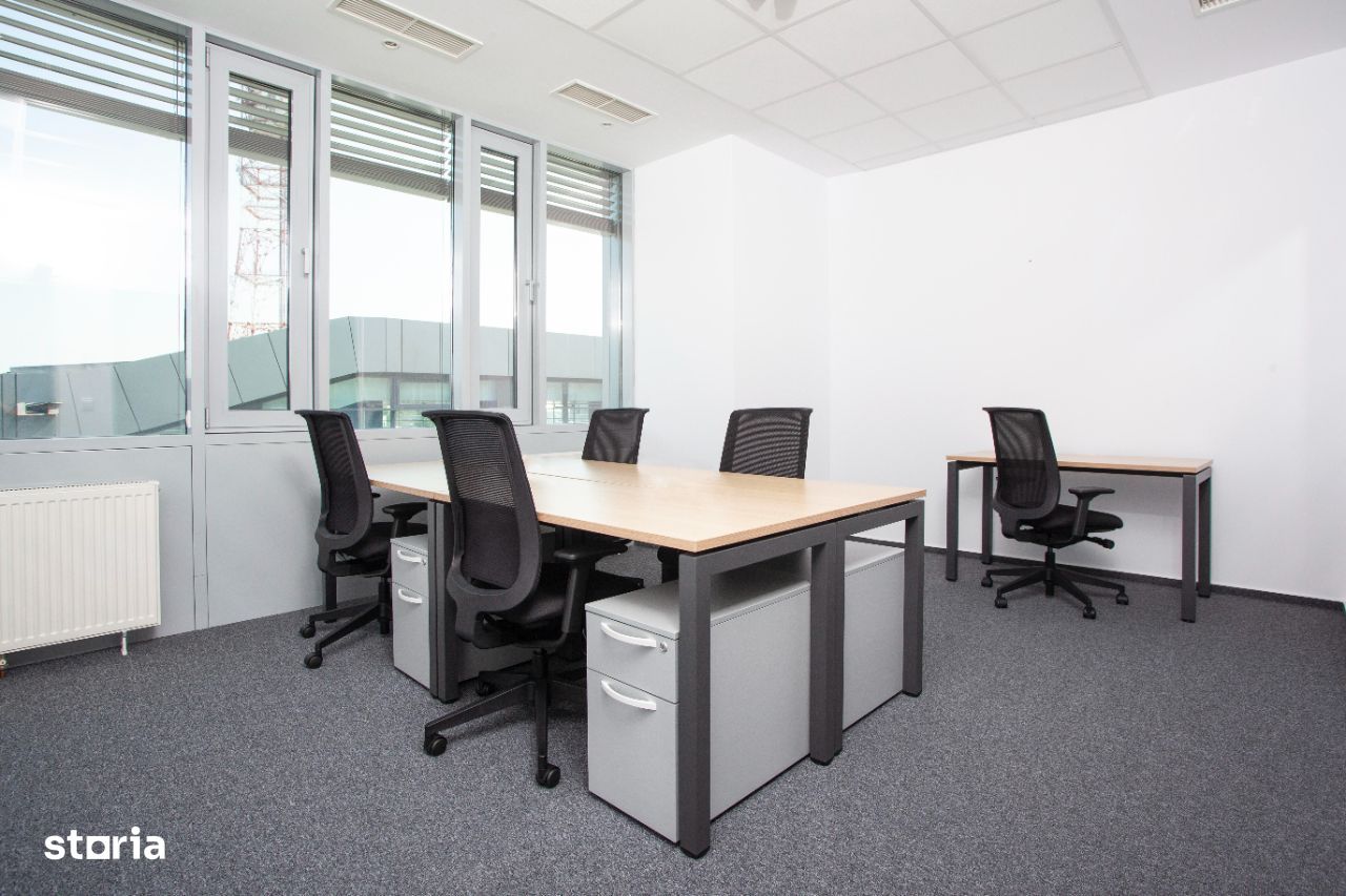 Spațiu de birou privat pentru 5 persoane în Regus Sun Business Centre