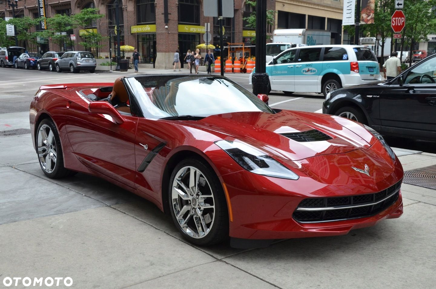 Osłona Słupka Lewa Chevrolet Corvette C7 Cabrio - 4