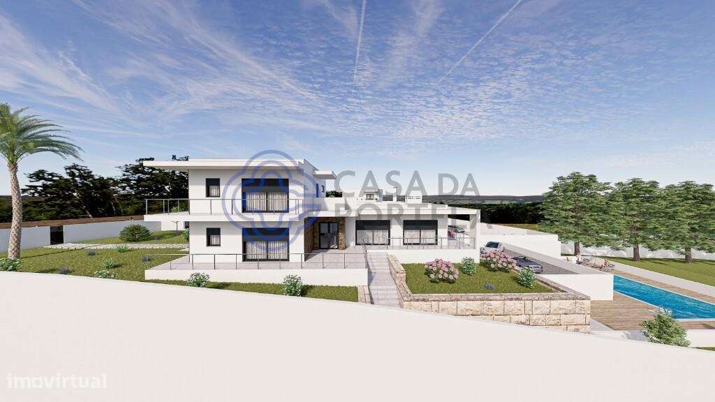 Moradia T4 com vista serra e mar e com piscina infinita - Grande imagem: 4/60