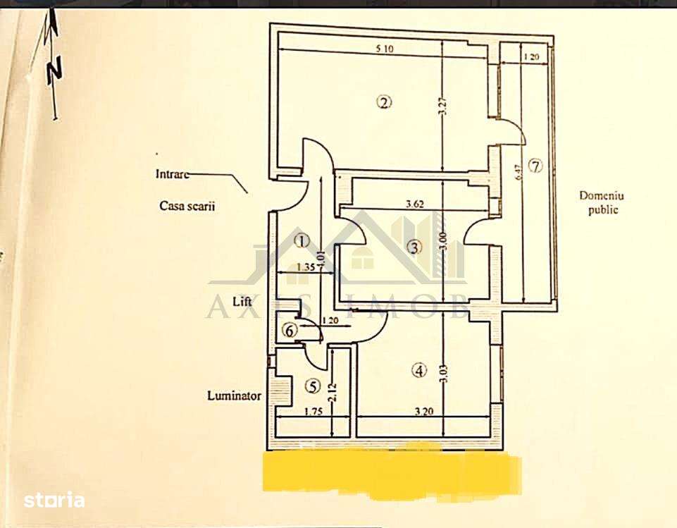 Apartament 2 camere conf  1 dec zona Unirii Sud-8