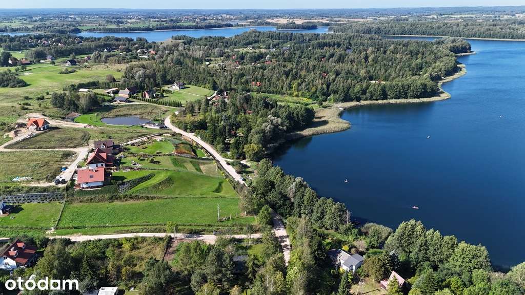 Działka rekreacyjna z domkiem nad j. Leleskim-6