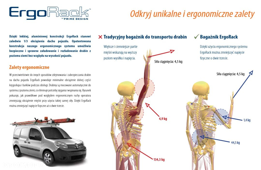 TALENTO NV300 BAGAŻNIK Dachowy ergorack obrotowy - 10