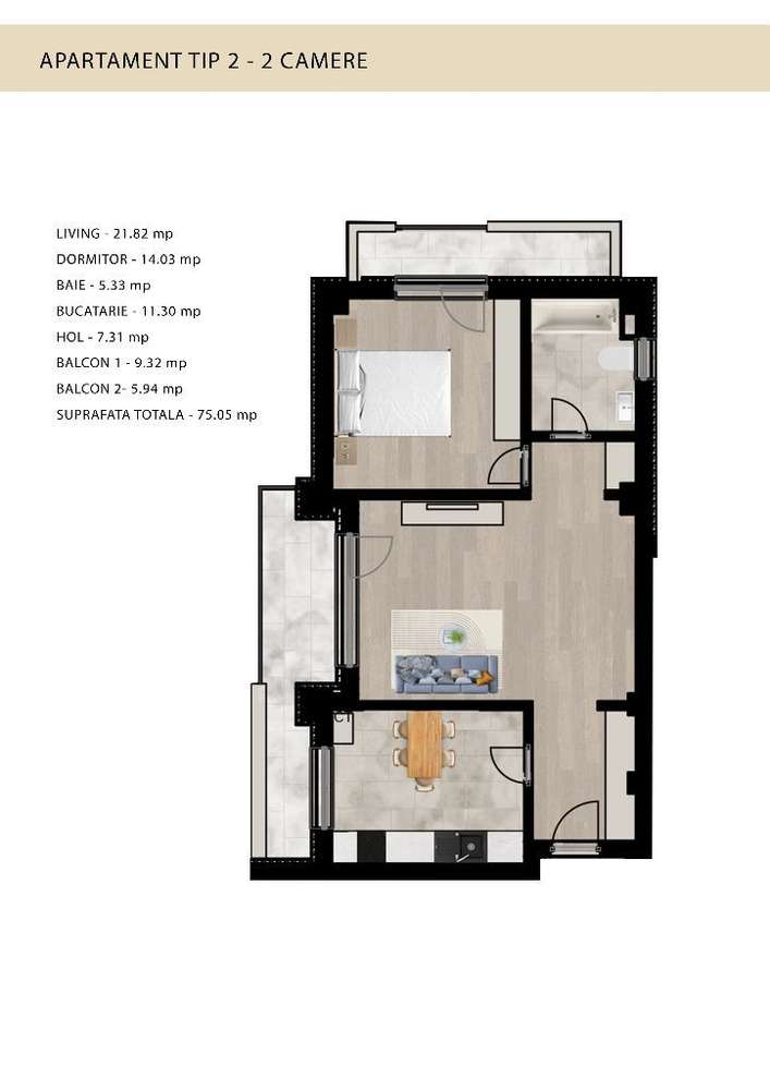 MTL CONSUL RESIDENCE - Apartament de vanzare - Imagine principală: 5/11