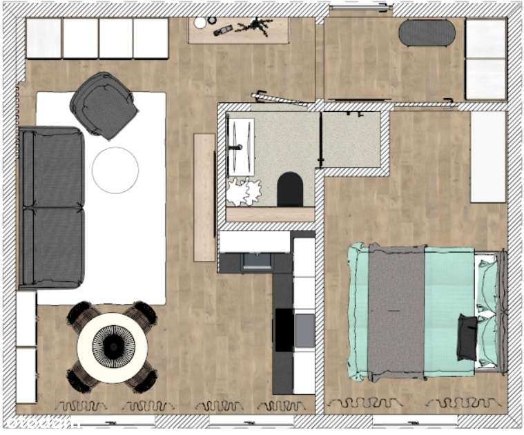 2 pokojowe mieszkanie na Bydgoskim Przedmieściu!-6